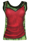 Y/PROJECT TROMPE-L'OEIL LINGERIE TANK TOP