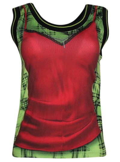 Y/project X Jean Paul Gaultier Trompe-l'oeil Lingerie Tank Top In Multicolor