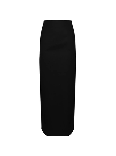 Wardrobe.nyc Column Skirt In Black