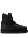 Mou Eskimo 18 Ankle Boots In Black In Black
