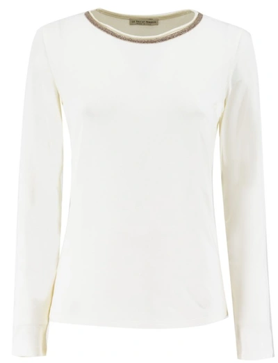 Le Tricot Perugia Sweater In White
