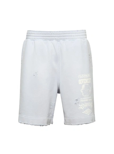 Givenchy New Board Shorts In Baby Blue