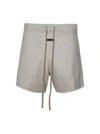 Fear Of God Eternal Virgin Wool & Cashmere Shorts In Grey