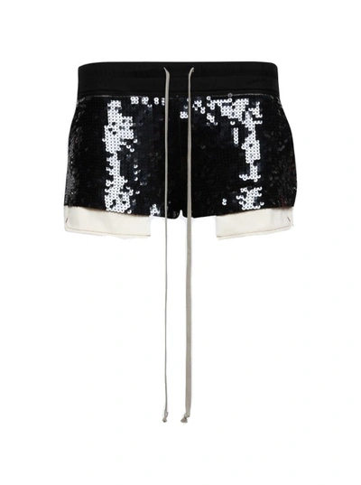 Rick Owens Fog Boxer Shorts In Black