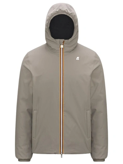 K-way Reversible Hooded Jacket In Brown