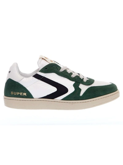 VALSPORT SLASH BLACK FABRIC SUPER CAM GREEN SNEAKERS