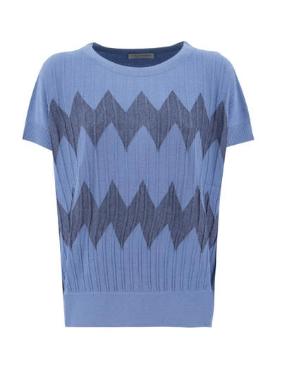 Le Tricot Perugia Jumper In Blue