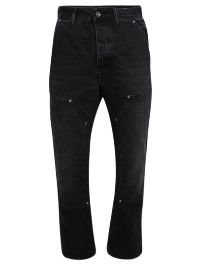 Purple Brand Stone Washed Carpenter Jeans In Black