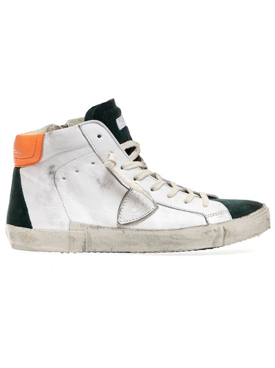 Philippe Model Prsx High-top Sneakers In White