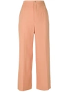 CHLOÉ CHLOÉ STRETCH WOOL trousers - NEUTRALS,17APA0717A06212166170