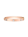 Anita Ko Oval Bracelet With Three Round Diamonds In Gold