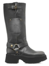 N°21 BLACK BOOTS WITH LOGO