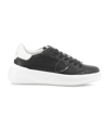 Philippe Model Temple Veau Laced Sneakers In Black