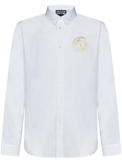 Versace Jeans Couture Cotton Shirt In White