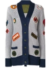 MR & MRS ITALY MULTI-PATCH KNITTED COAT,BZ011E12125965