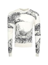 Amiri Graphic-print Wool Jumper In White