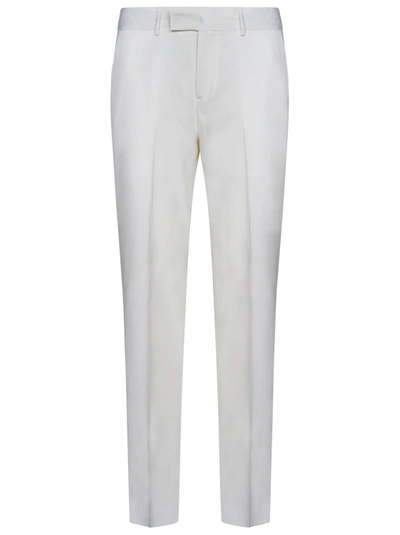 Lardini Linen Cream Trousers By  In White