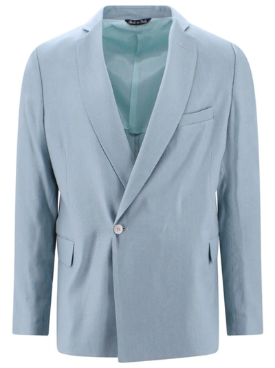 COSTUMEIN LIGHT BLUE DOUBLE-BREASTED BLAZER