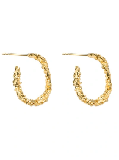 Veneda Carter Small Open Hoop Earrings In Gold