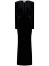 ALEXANDRE VAUTHIER BLACK LONG-SLEEVED DRESS