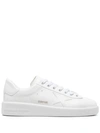 GOLDEN GOOSE WHITE LACED-UP SNEAKERS