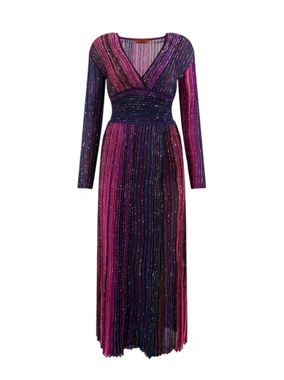 MISSONI VISCOSE DRESS WITH SEQUINS