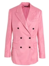 TOM FORD PINK DOUBLE-BREASTED BLAZER