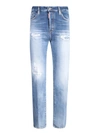 DSQUARED2 LIGHT BLUE CLASSIC WASHED JEANS