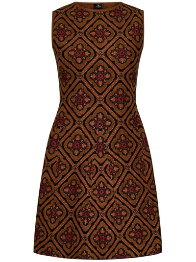 Etro Dress In Brown