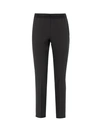 Ermanno Scervino Black Tailored Cut Trousers With High Waist And Straight Legs In Black