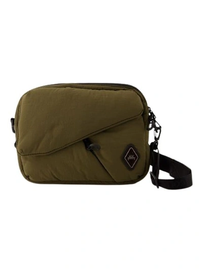 A-cold-wall* Diamond Padded Envelope Crossbody Bag In Green