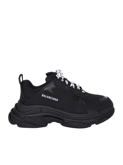 Balenciaga Triple S Sneakers In Black