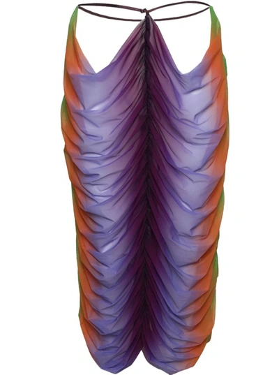 Ester Manas Sunset Sarong Skirt In Purple