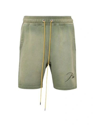 Rhude Sweat Shorts In Green