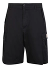 Dolce & Gabbana Cotton Shorts With Cargo Pockets In Black