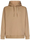 BURBERRY CAMEL COTTON HOODED SWEATER