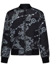VERSACE JEANS COUTURE REVERSIBLE BOMBER JACKET
