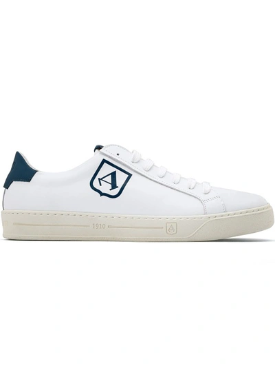 Alexander 1910 Blue Spot Sneakers In White