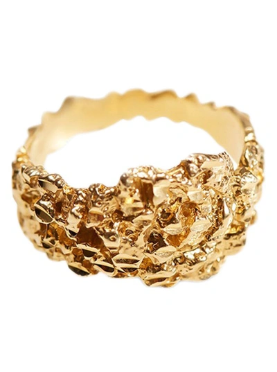 Veneda Carter Wide Ring In Gold
