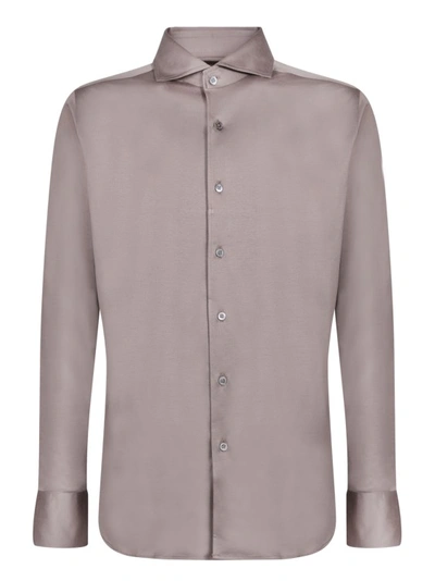 Canali Grey Classic Longsleeve Shirt