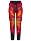 Alexander Mcqueen Solarised Flower Leggings In Multicolor