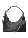 GIVENCHY SMALL MOON CUT OUT BAG WITH CHAIN