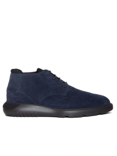 Hogan Blue Ankle Boots