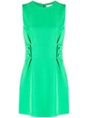 Chiara Ferragni Belted-waist Dress In Green
