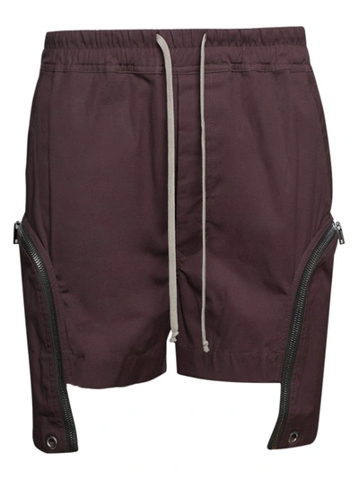 Rick Owens Bauhaus Boxer Shorts In Burgundy | ModeSens