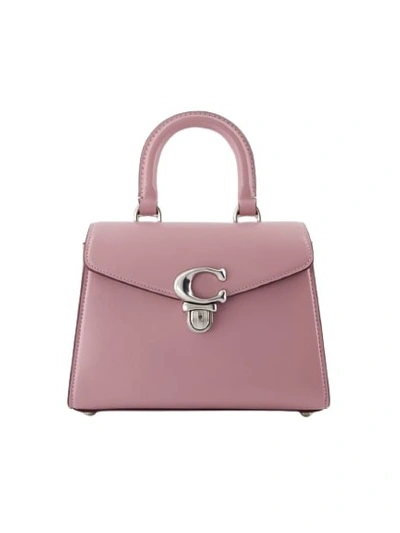 Coach Sammy 21 Luxe Leather Top-handle Bag In Pink
