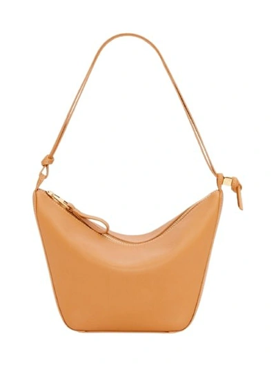 Loewe Hammock Mini Leather Shoulder Bag In Orange