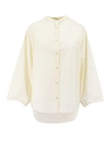 ASPESI NEUTRAL SOFT COTTON POPLIN BLOUSE