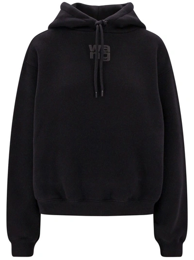 Alexander Wang Sweatshirt In Black Cotton