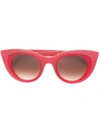 THIERRY LASRY THIERRY LASRY RED CAT EYE SUNGLASSES,HED46212156898